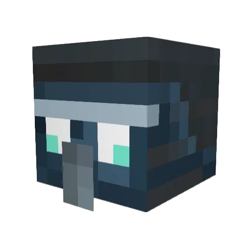 h0lb3rg Minecraft avatar head, 3D render