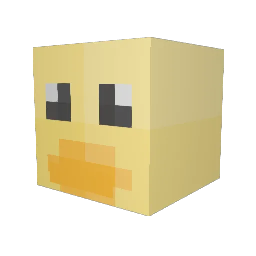 h0lly06 Minecraft avatar head, 3D render