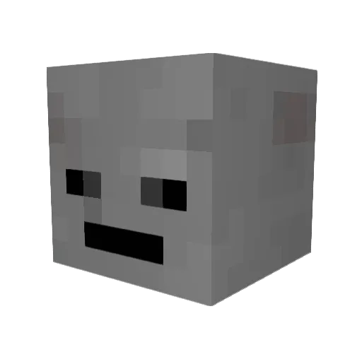 h0ml Minecraft avatar head, 3D render
