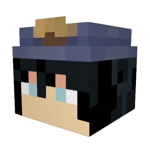 h0n0r14 Minecraft avatar head, 3D render