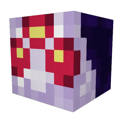 h0nkhonk Minecraft avatar head, 3D render