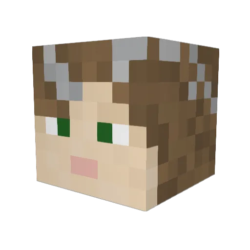 h0ros Minecraft avatar head, 3D render