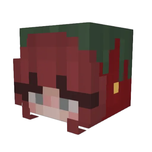 h0t_c0c0 Minecraft avatar head, 3D render