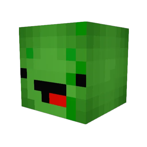 h0tate3 Minecraft avatar head, 3D render