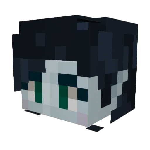 h0tfry Minecraft avatar head, 3D render