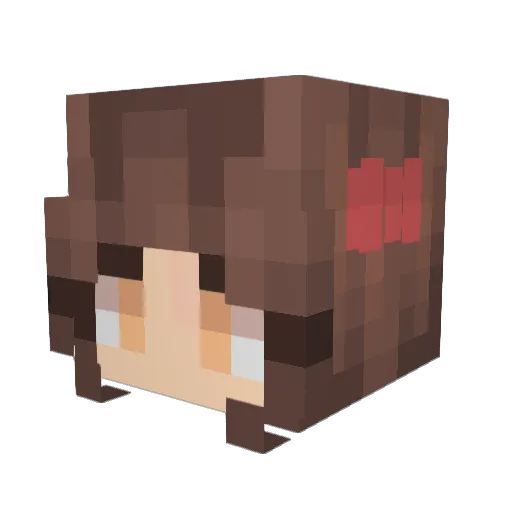 h0urs Minecraft avatar head, 3D render