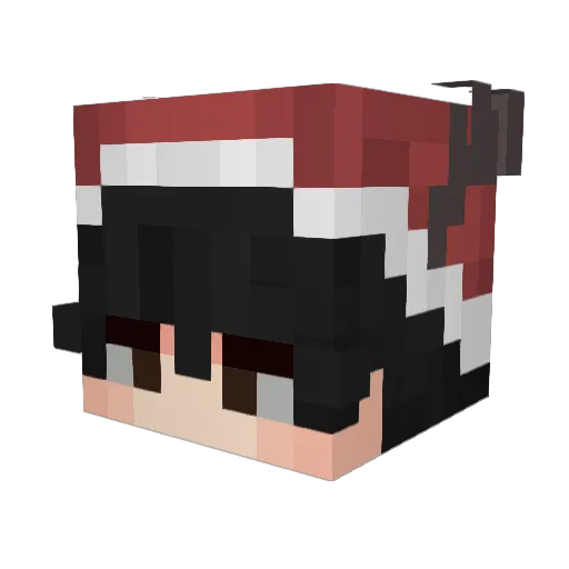 h1dekooo Minecraft avatar head, 3D render