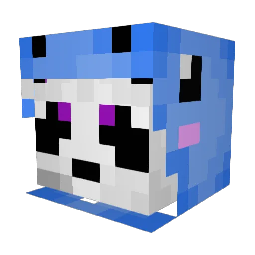 h1g_ Minecraft avatar head, 3D render