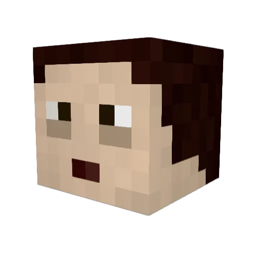 h1ghno0n Minecraft avatar head, 3D render