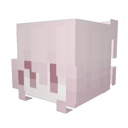 h1souka Minecraft avatar head, 3D render