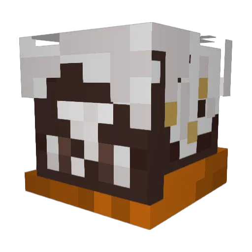 h3cka Minecraft avatar head, 3D render