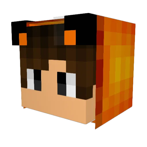 h3llk1t3 Minecraft avatar head, 3D render