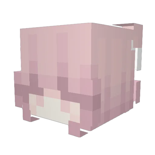 h3qrt Minecraft avatar head, 3D render