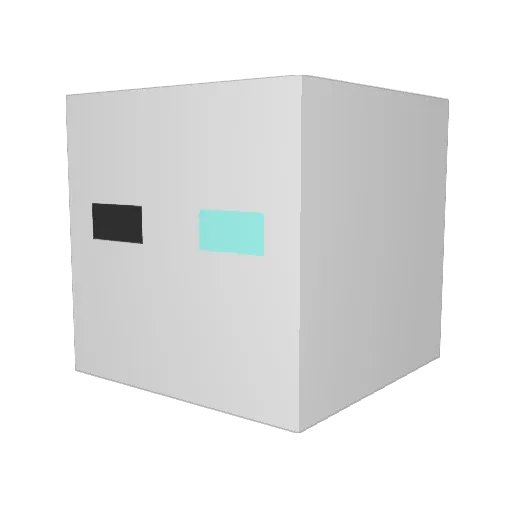 h3siuu Minecraft avatar head, 3D render