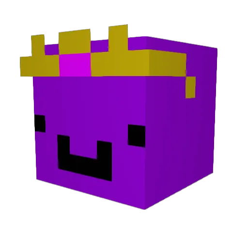 h3ted Minecraft avatar head, 3D render