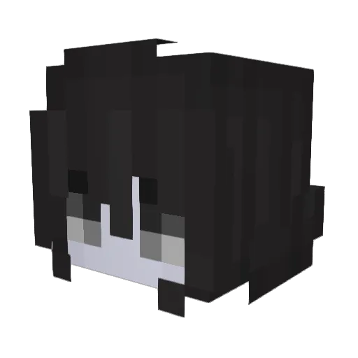 h3xteria Minecraft avatar head, 3D render