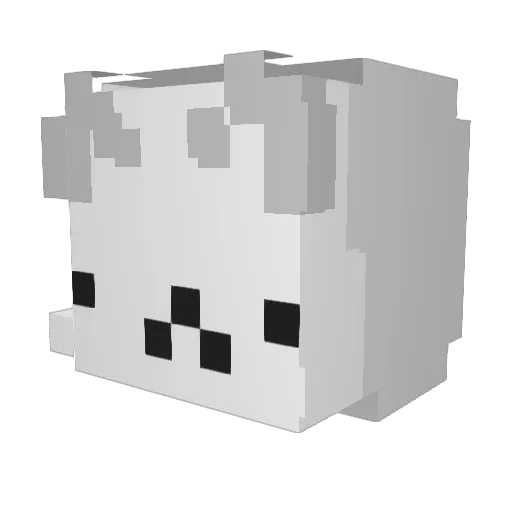 h44ri Minecraft avatar head, 3D render