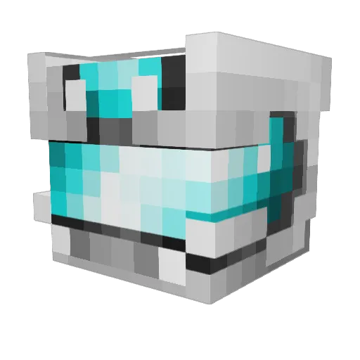 h4kk Minecraft avatar head, 3D render