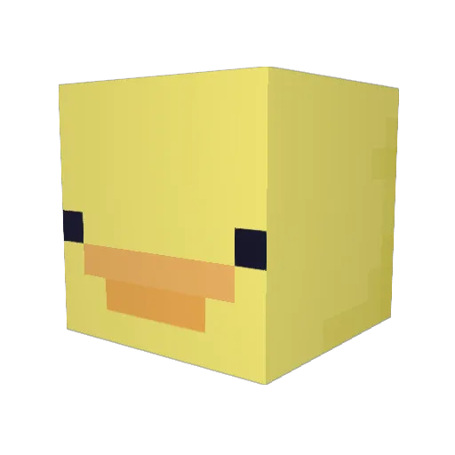 h4rrystyles Minecraft avatar head, 3D render