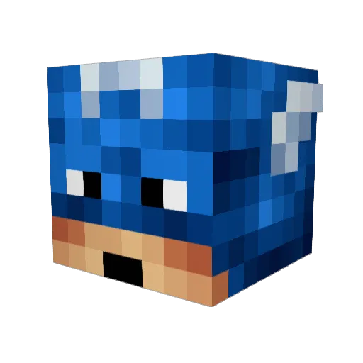 h4v0c6 Minecraft avatar head, 3D render