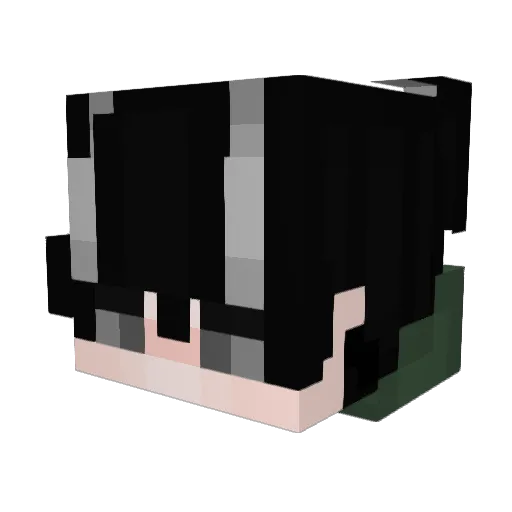 h7_0 Minecraft avatar head, 3D render