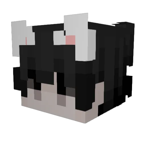 h7kz Minecraft avatar head, 3D render