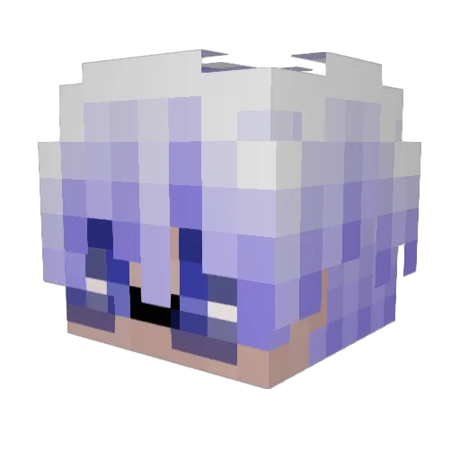 h9rmosa Minecraft avatar head, 3D render