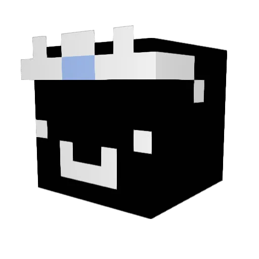 hAv1Cakcer Minecraft avatar head, 3D render