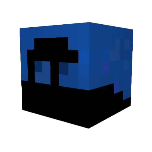 hSeb Minecraft avatar head, 3D render