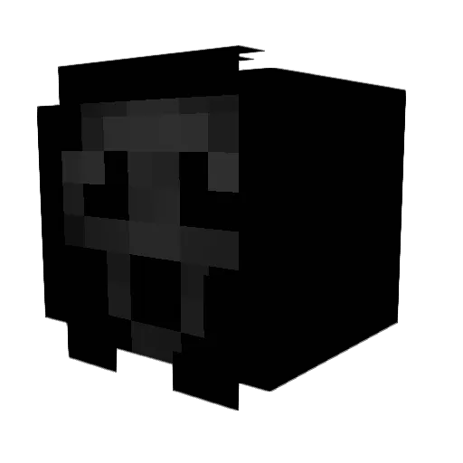 h_aunts Minecraft avatar head, 3D render