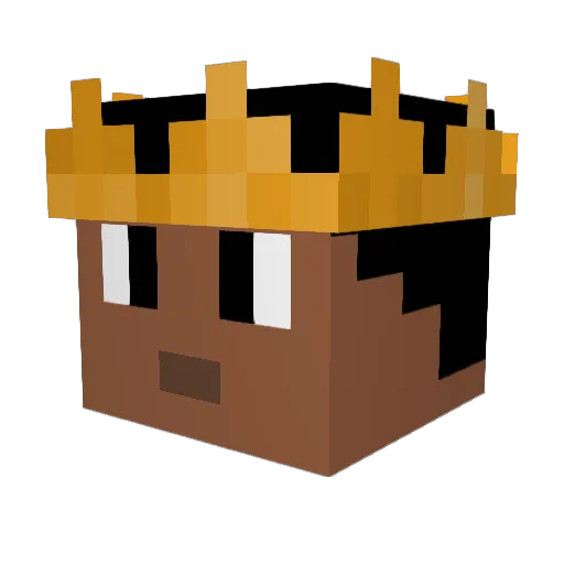 h_ris Minecraft avatar head, 3D render
