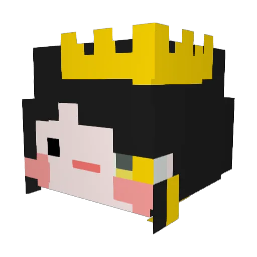 h_wr_ Minecraft avatar head, 3D render