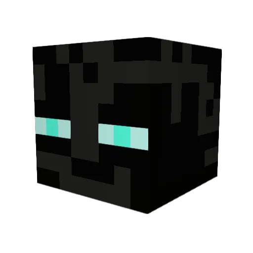 ha15225 Minecraft avatar head, 3D render
