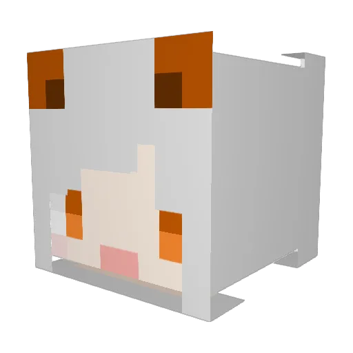haYouoo Minecraft avatar head, 3D render