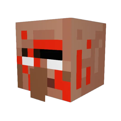 ha_ha_h Minecraft avatar head, 3D render