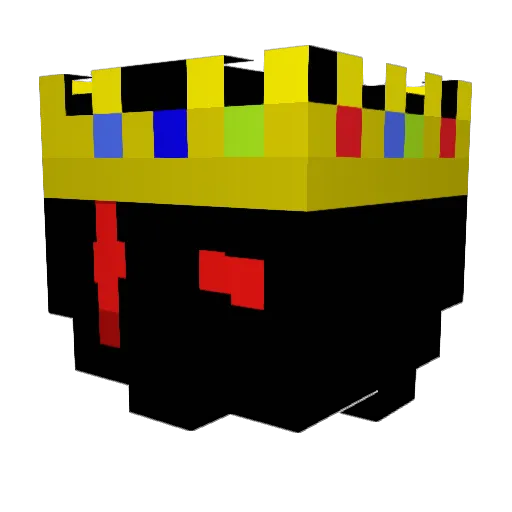 haa1waa Minecraft avatar head, 3D render