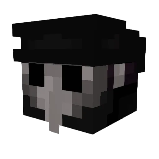 haabuu Minecraft avatar head, 3D render