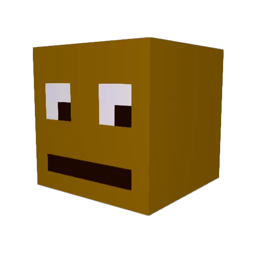 habba_babba91 Minecraft avatar head, 3D render