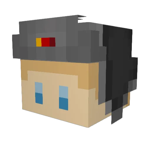 habi450 Minecraft avatar head, 3D render