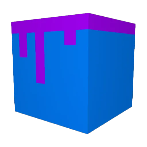 hacattac Minecraft avatar head, 3D render