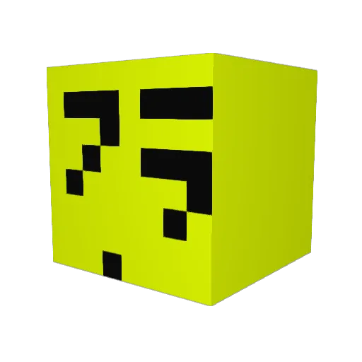hachi0521 Minecraft avatar head, 3D render
