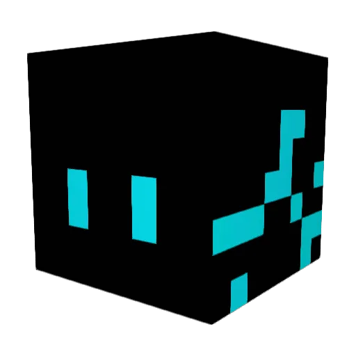 hack_mc_44 Minecraft avatar head, 3D render