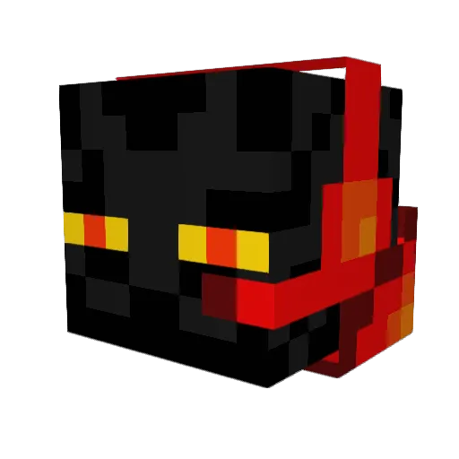 hacker00000 Minecraft avatar head, 3D render