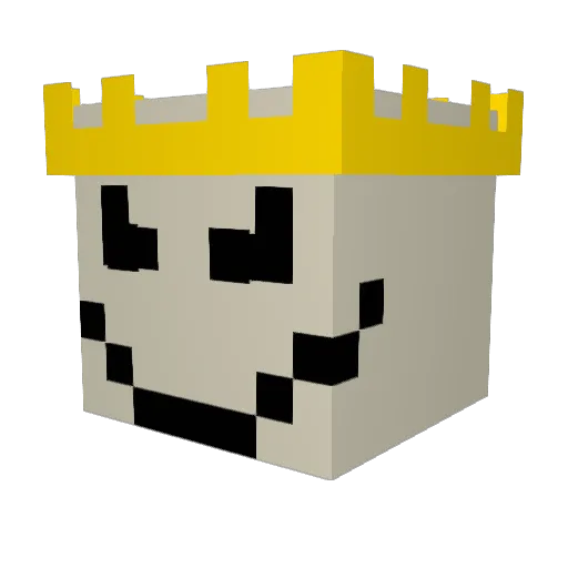 hacker112 Minecraft avatar head, 3D render