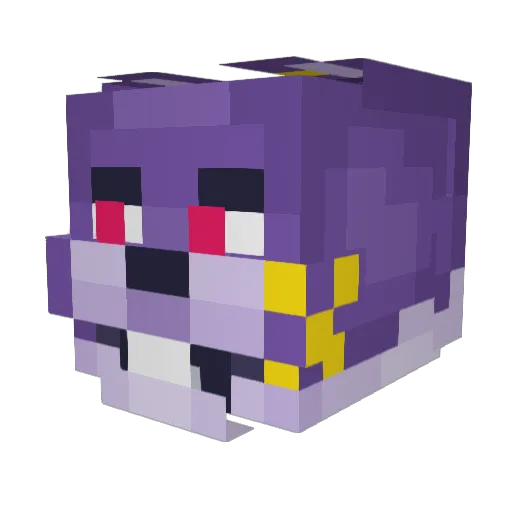 hacker3002 Minecraft avatar head, 3D render