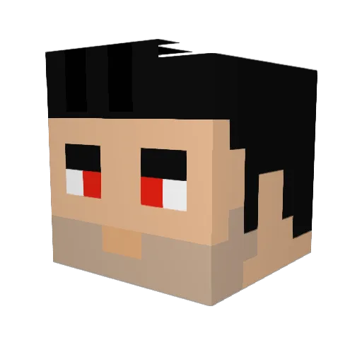 hackman_Hydra82 Minecraft avatar head, 3D render