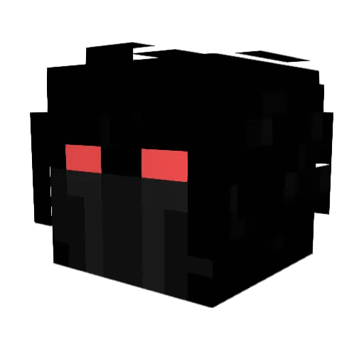 hackusatesMEC Minecraft avatar head, 3D render