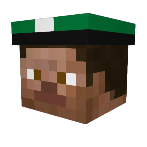 hacz_ Minecraft avatar head, 3D render