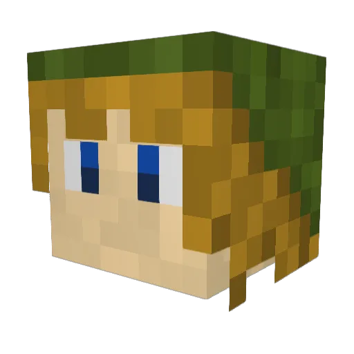 haddox19 Minecraft avatar head, 3D render