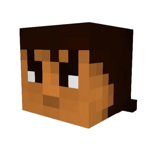 hades_pb Minecraft avatar head, 3D render
